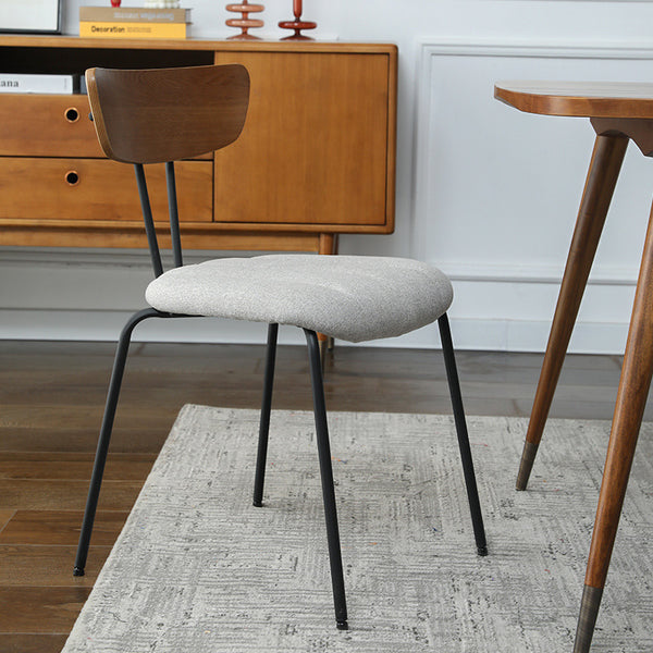 Nordic Wooden Dining Chair for Small Spaces
