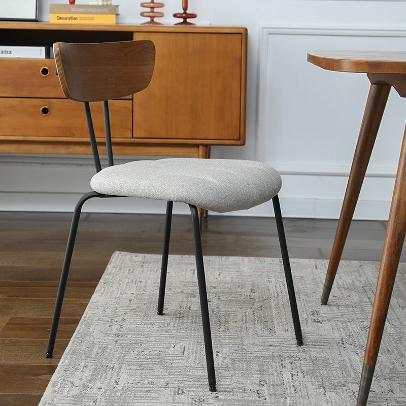 Nordic Wooden Dining Chair for Small Spaces